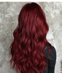 Auburn hair colour
