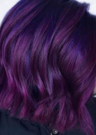 Violet hair colour